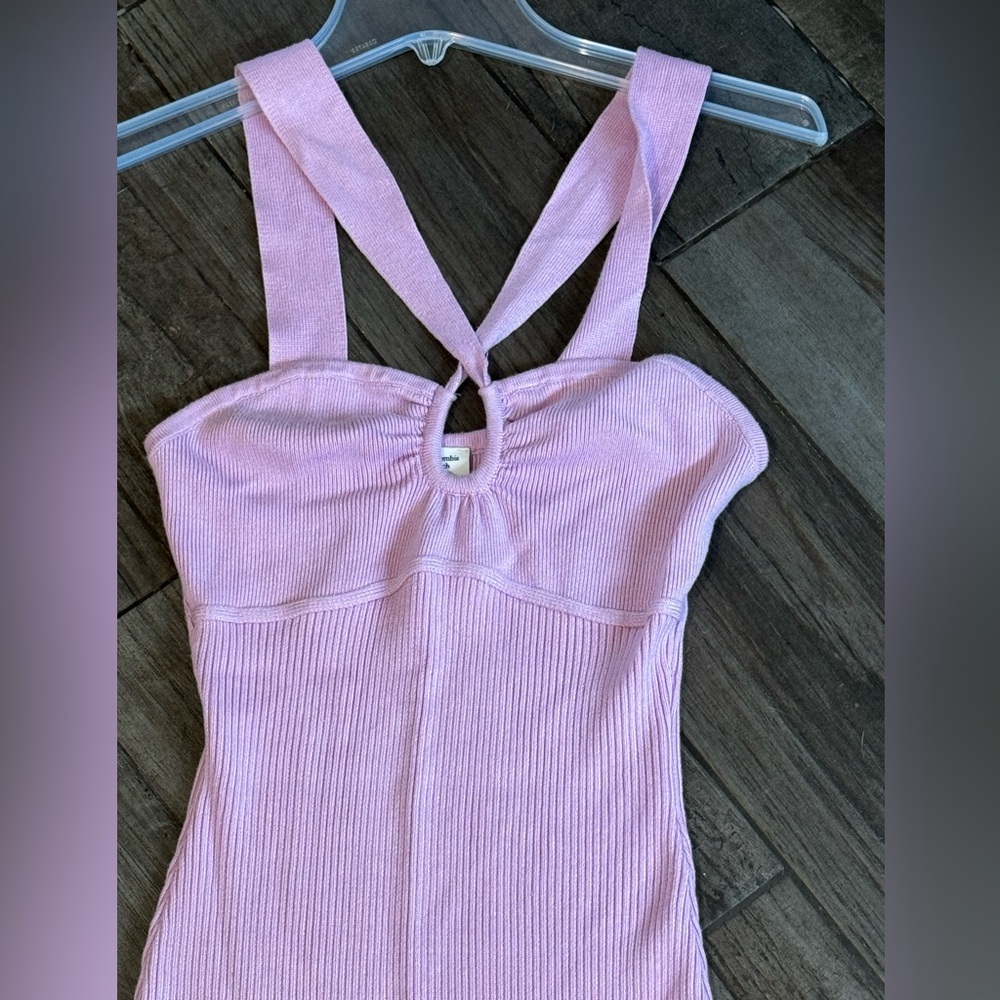Abercrombie & Fitch criss cross halter strap mini dress - Picture 5 of 9